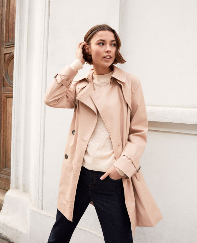 Timeless trench coat Pink beige