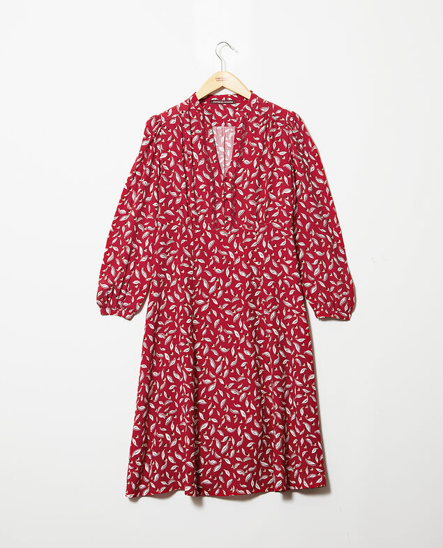 Tunic dress Earth red