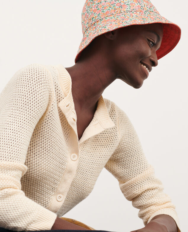Linen cardigan 01 white