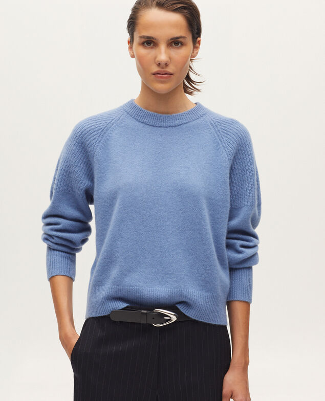 Cashmere jumper K630 harbor blue