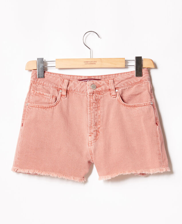 Fringed shorts Faded rose