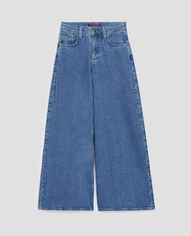 JEANETTE - Wide jeans J621 light blue