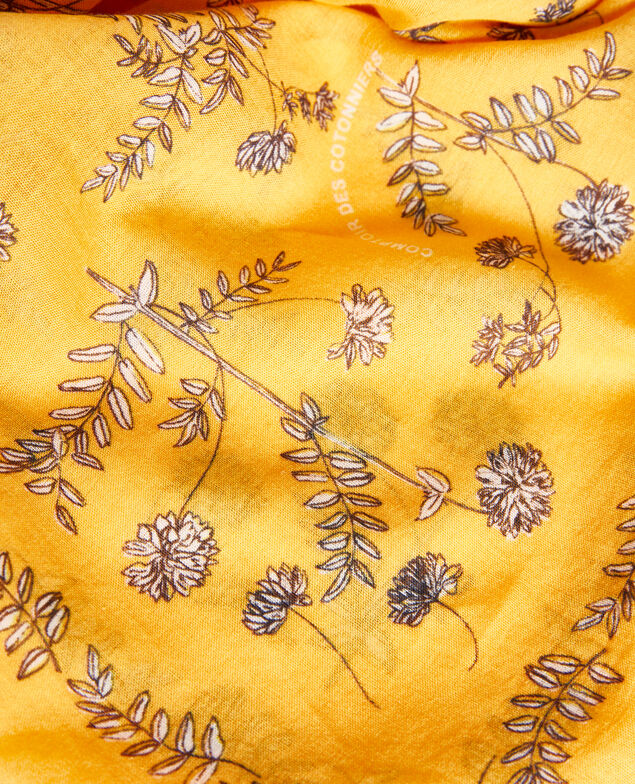 Printed cotton bandana Gold fusion