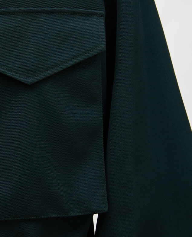  Wool gabardine aviator jacket Scarab