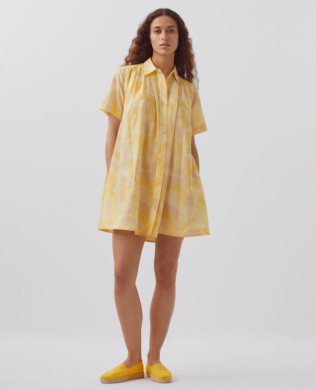 Shirt dress H413 anemone yellow