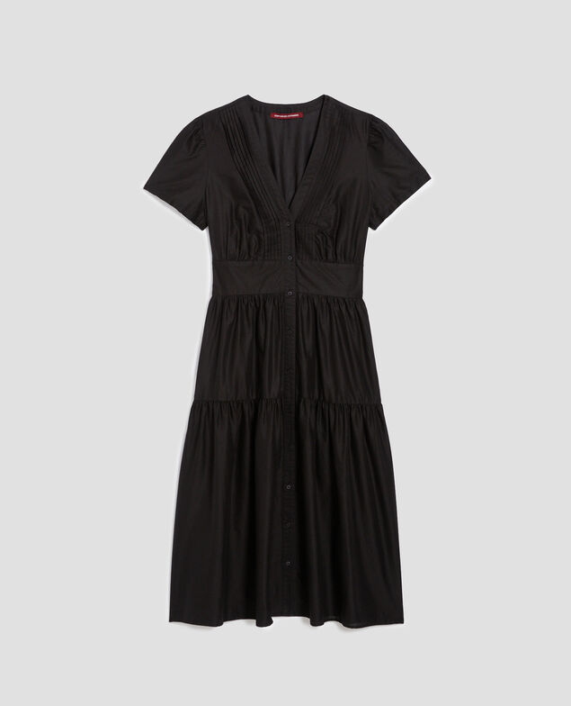 Midi dress H091 black beauty