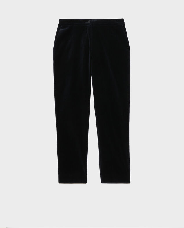 MARGUERITE - Cigarette trousers 6041c navy deep