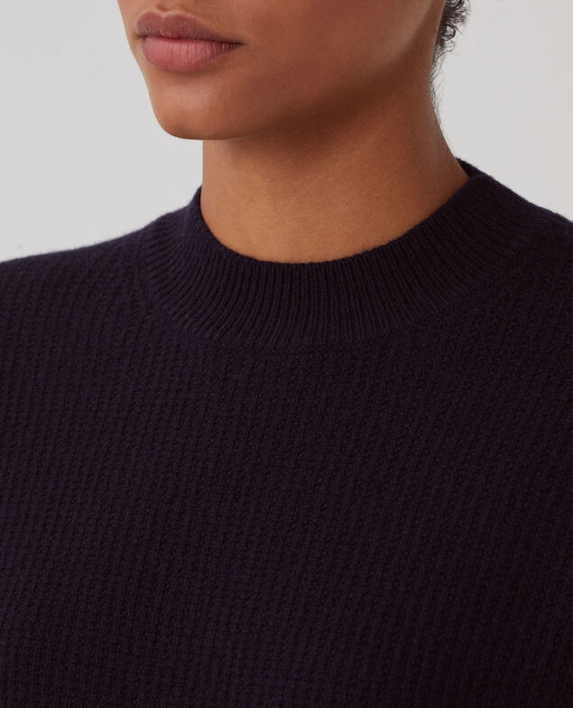 Wool jumper U690 navy