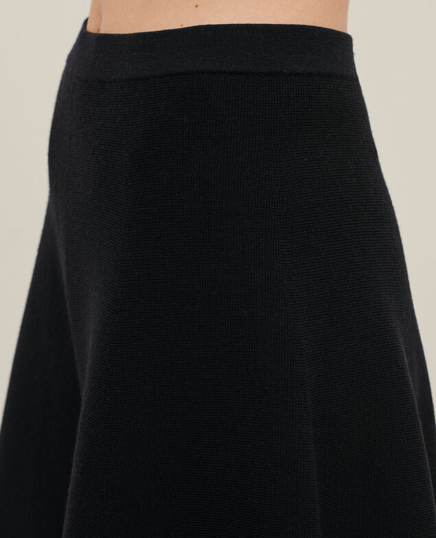 Wool mini skirt 8891 09 black