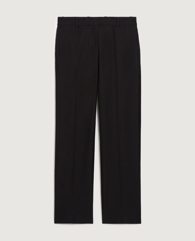 Slim fit straight trousers H091 black beauty