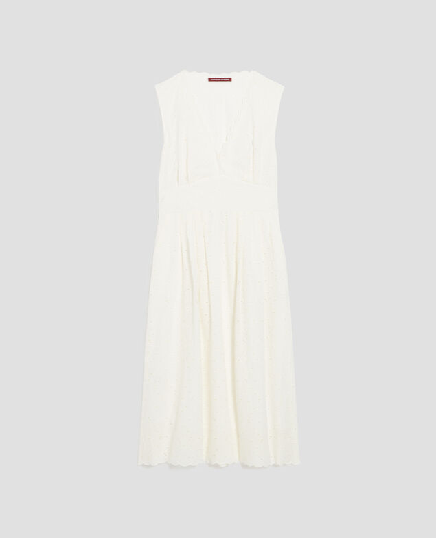 Broderie anglaise maxi dress H003 white