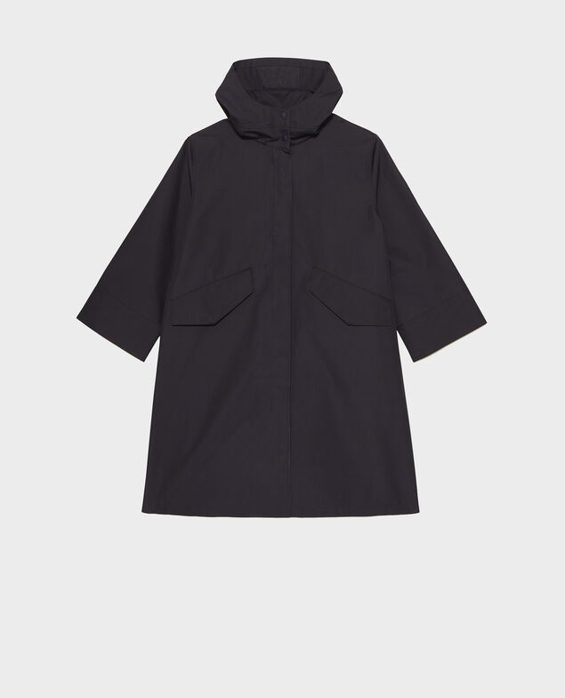 Long hooded parka Night sky