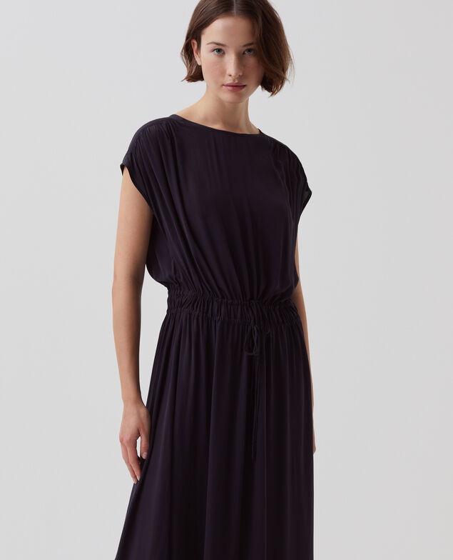 Silky maxi dress H695 night sky