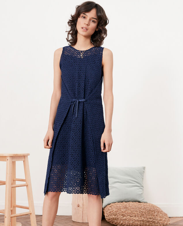Lace dress Navy