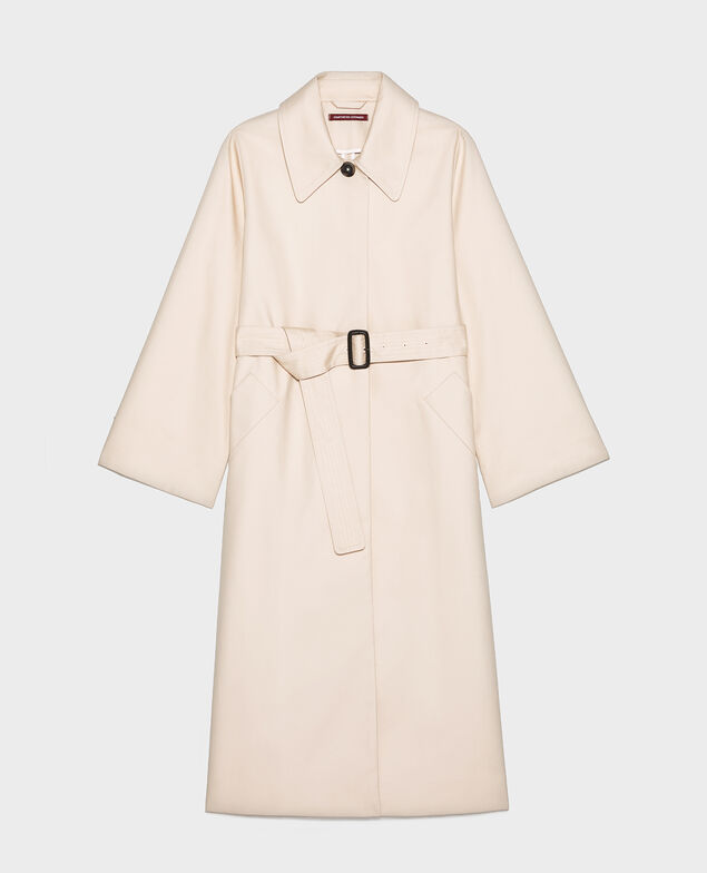 Cotton overcoat  Smoke gray