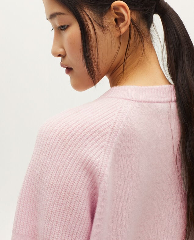 Cashmere jumper K100 bloom pink