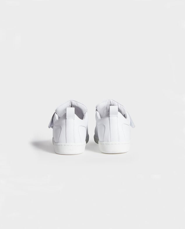 Leather rip tape sneakers Optical white