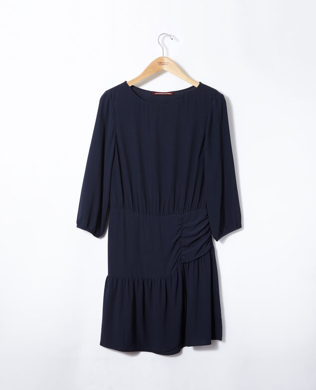 Dress with frill  Blue