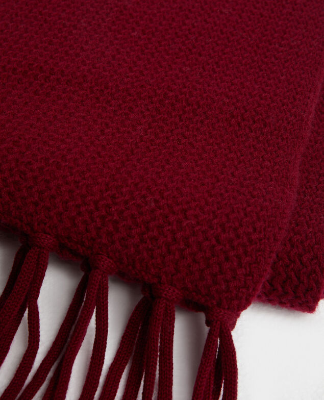 Wool scarf 8878 18 wine