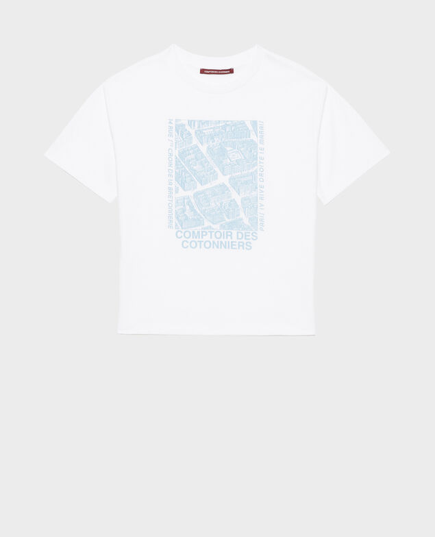 Short-sleeve cotton t-shirt Forget me not
