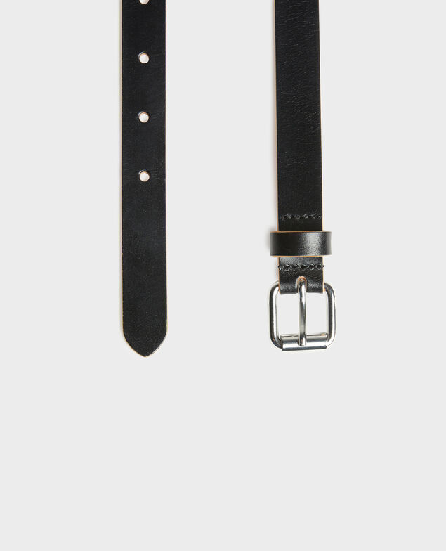 Leather belt Black beauty