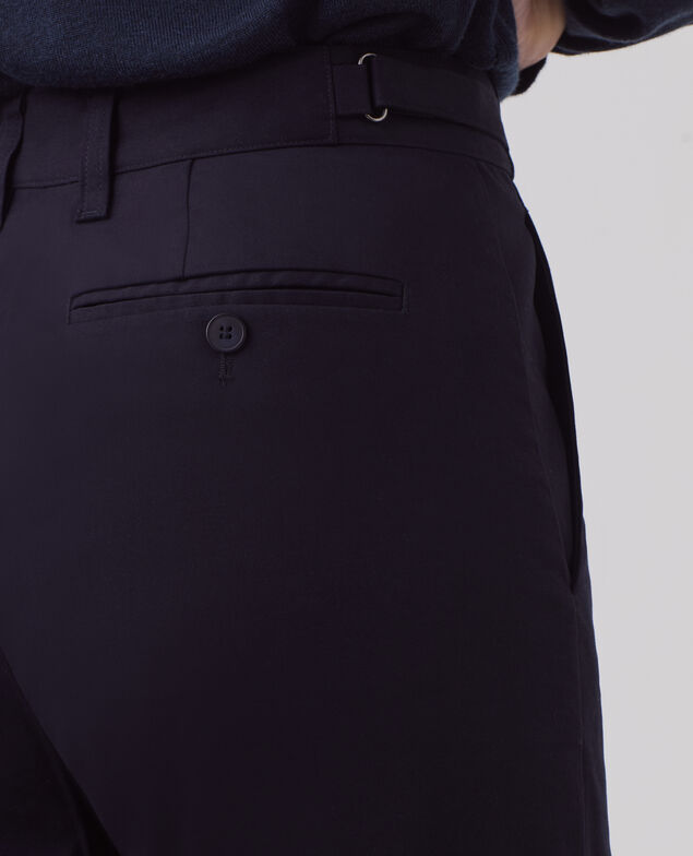 BLANDINE - Straight trousers H695 night sky