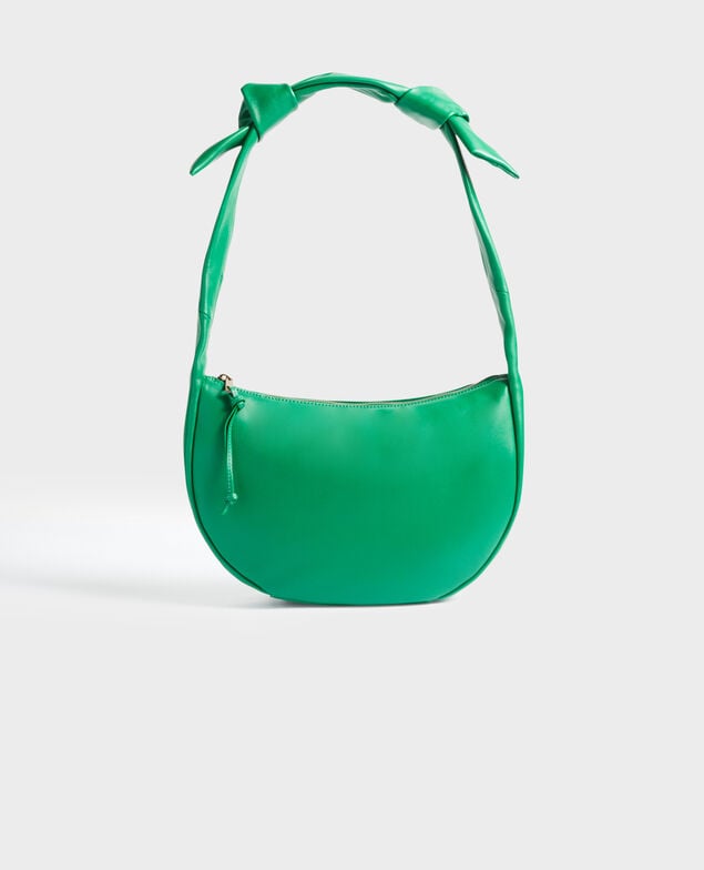NOEMIE - Soft leather bag A554 green