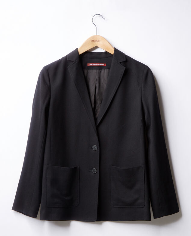 Jacket with wool Noir