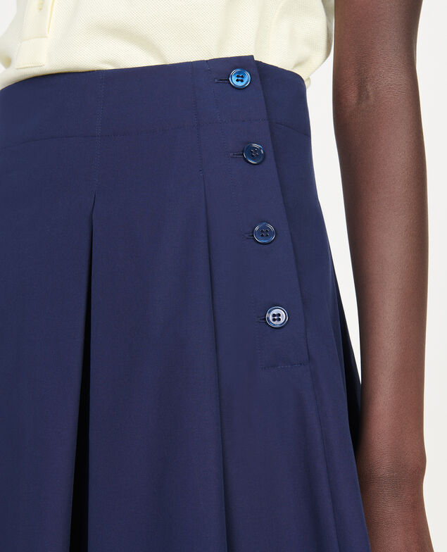 Cotton skirt Maritime blue