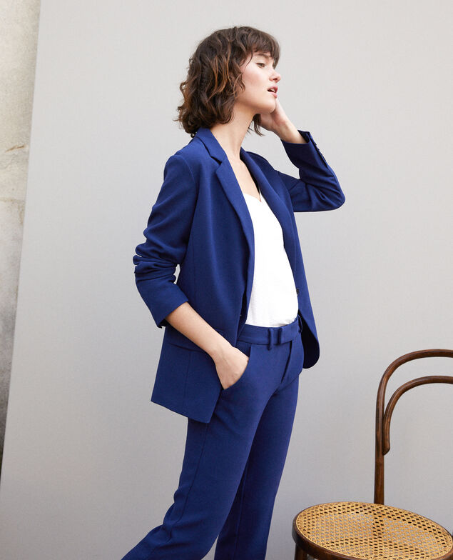 Suit-style jacket Medieval blue