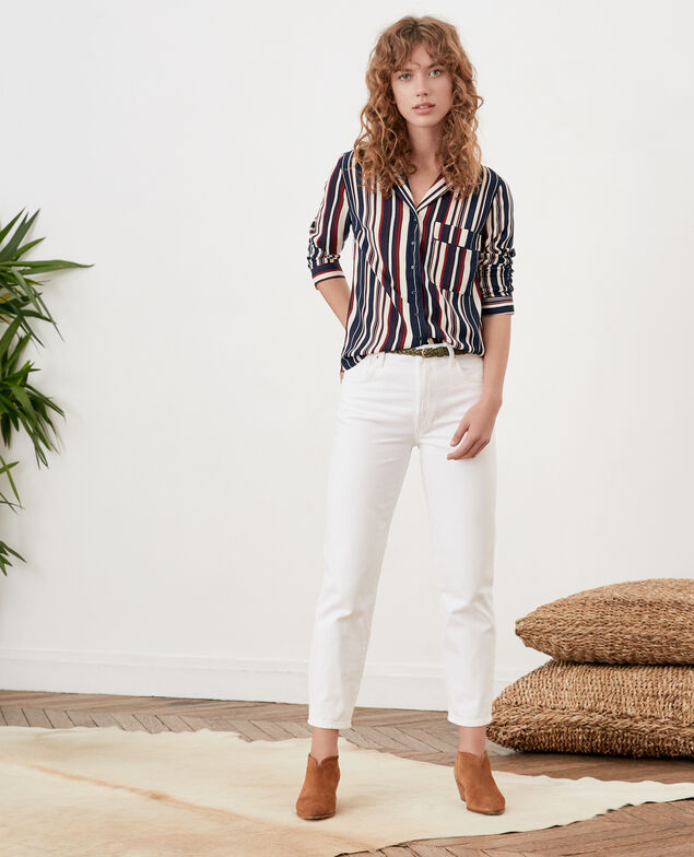 Vintage fit jeans Blanc