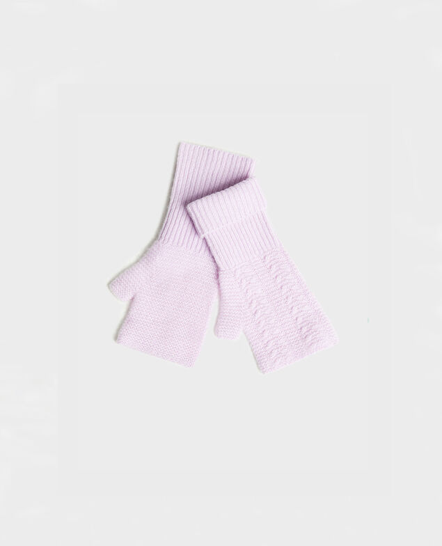 Cashmere mittens Pastel lilac