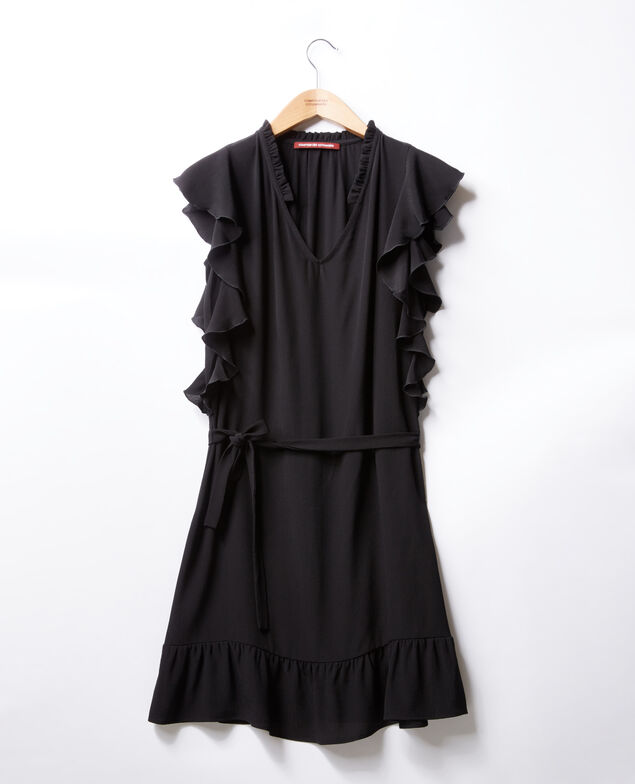 Frilly dress Black