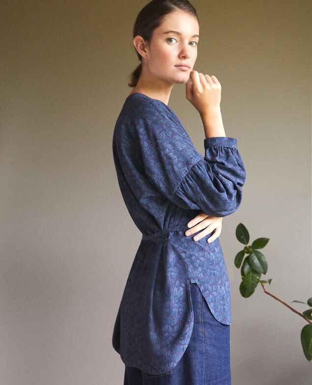 Loose blouse Blue