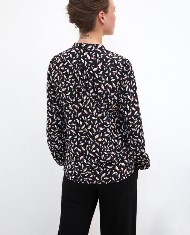 Henley blouse Black