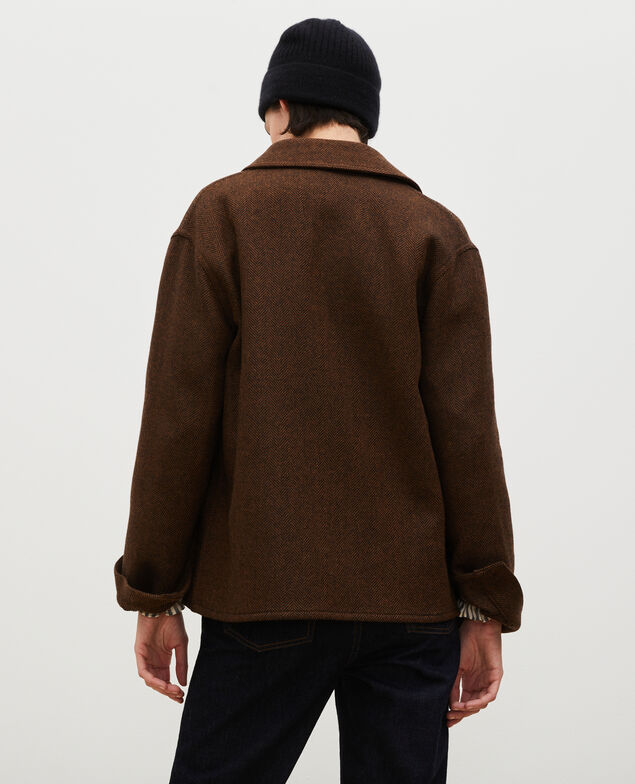 Wool blazer Coffee bean