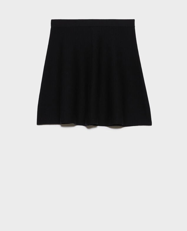 Wool mini skirt 8891 09 black