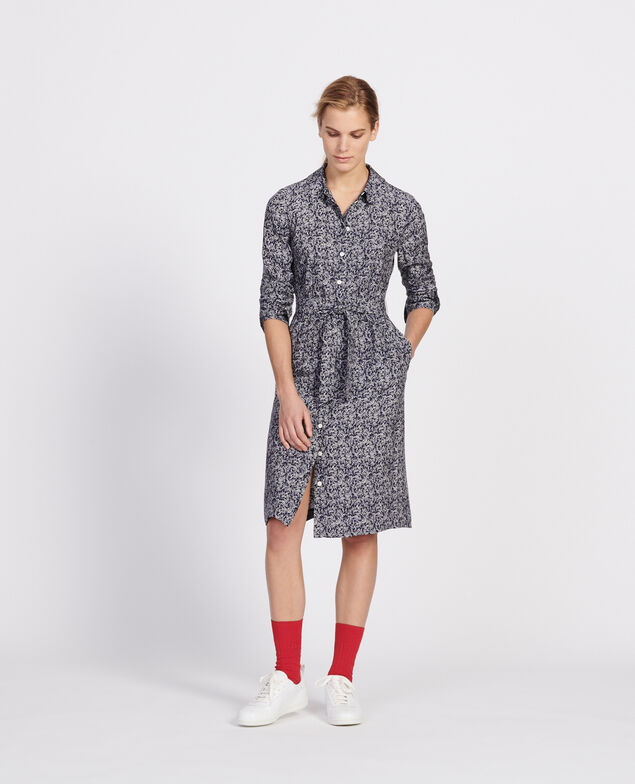 Dress Feuillage maritime cream