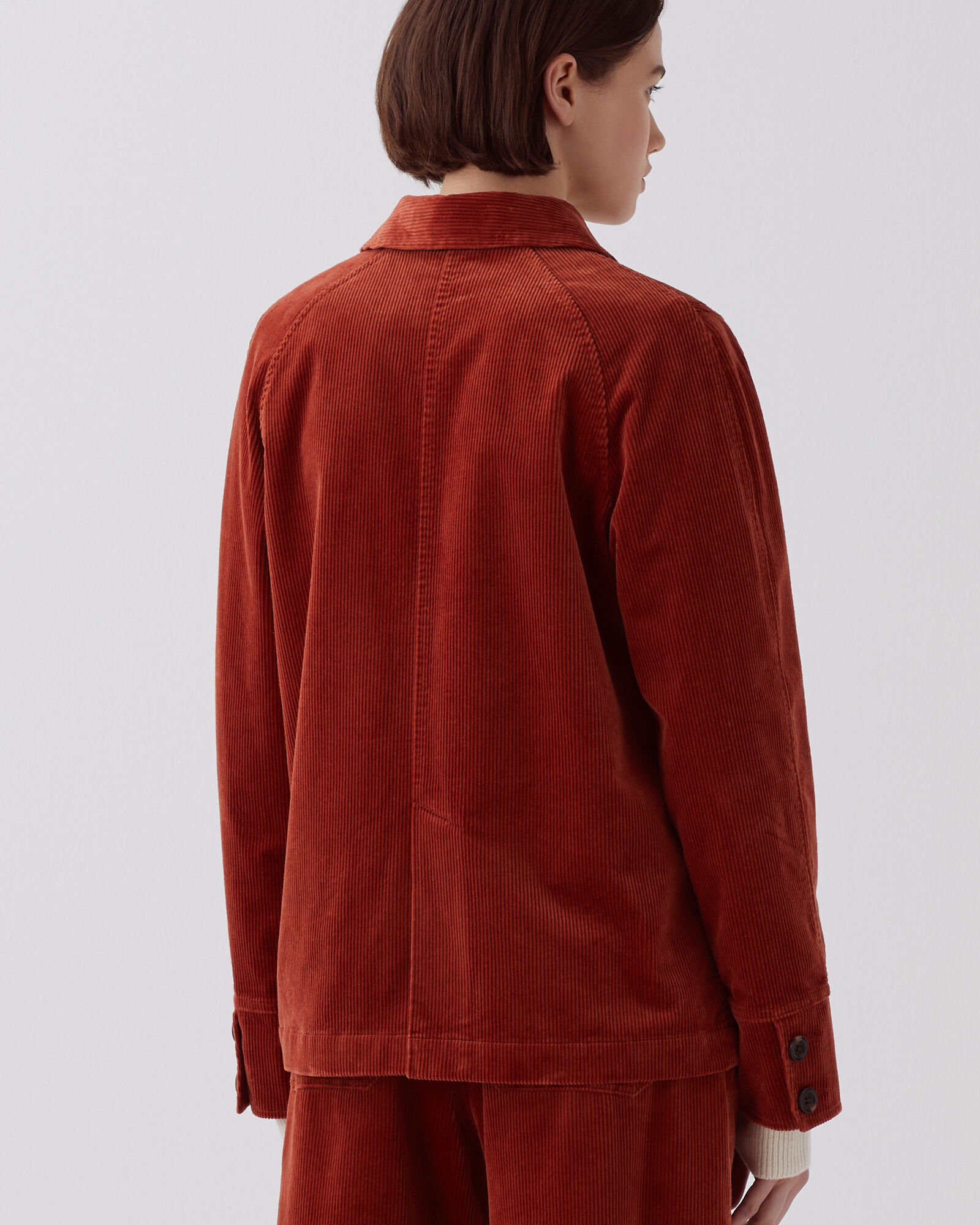 Corduroy jacket orange - Comptoir des Cotonniers
