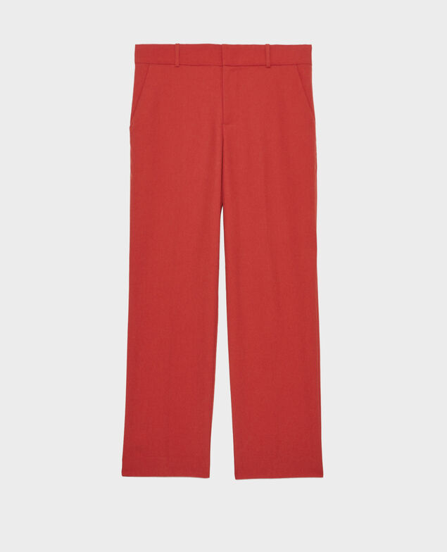 Smooth wool boyfriend trousers Ketchup