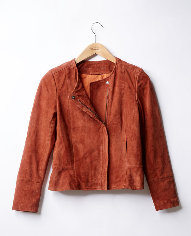 Short suede jacket Auburn