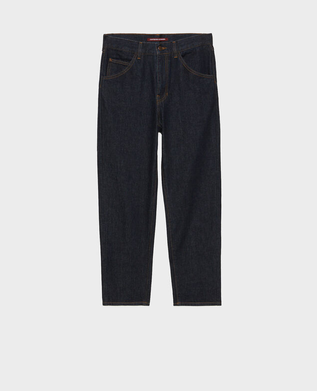 TOMBOY - Loose, mid-rise 5-pocket jeans Denim rinse