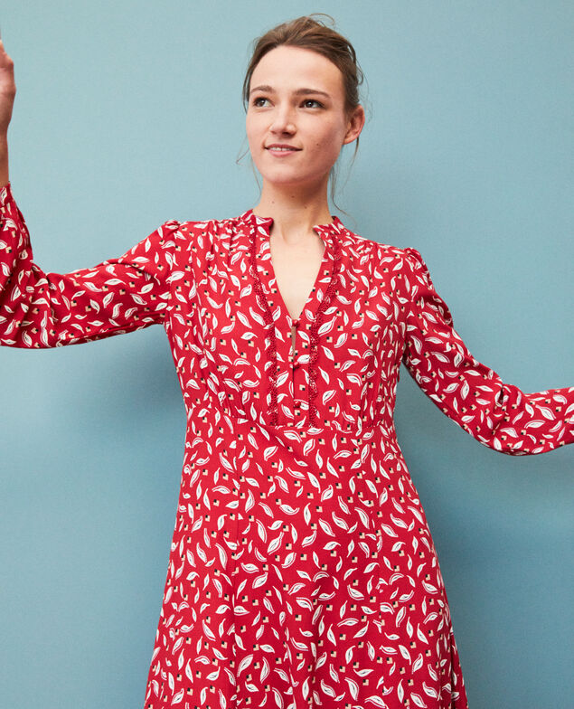 Tunic dress Earth red