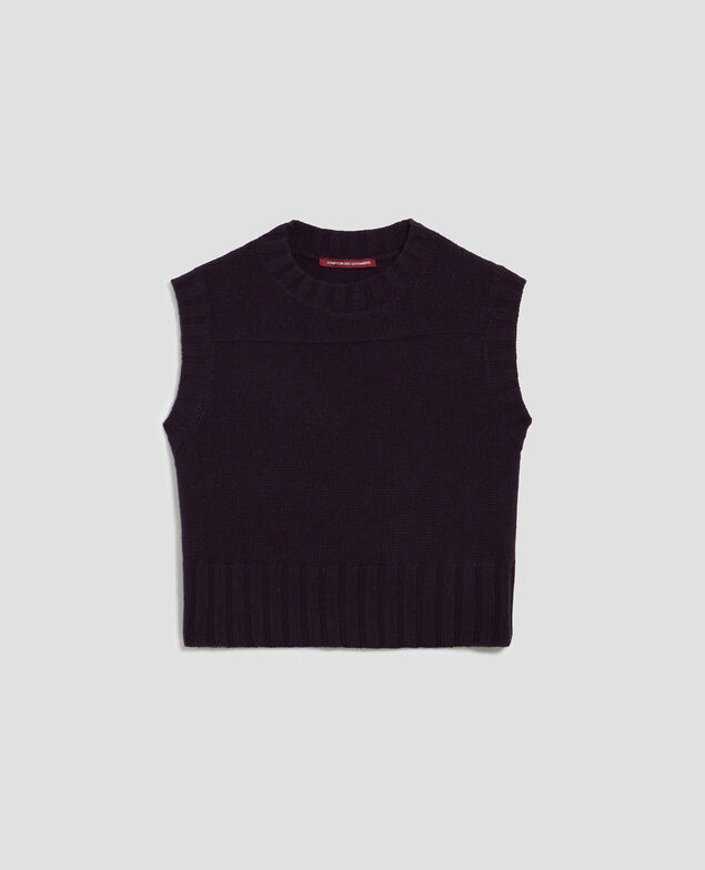 Wool tank top H695 night sky