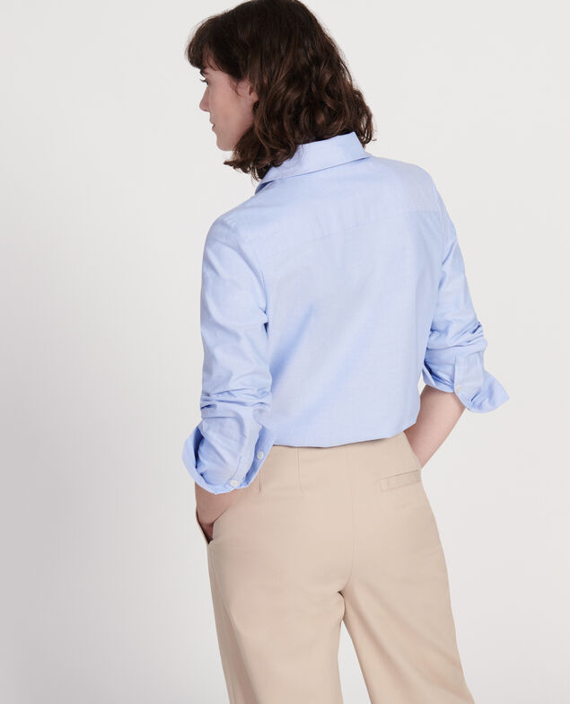 Cotton shirt  Chambray blue