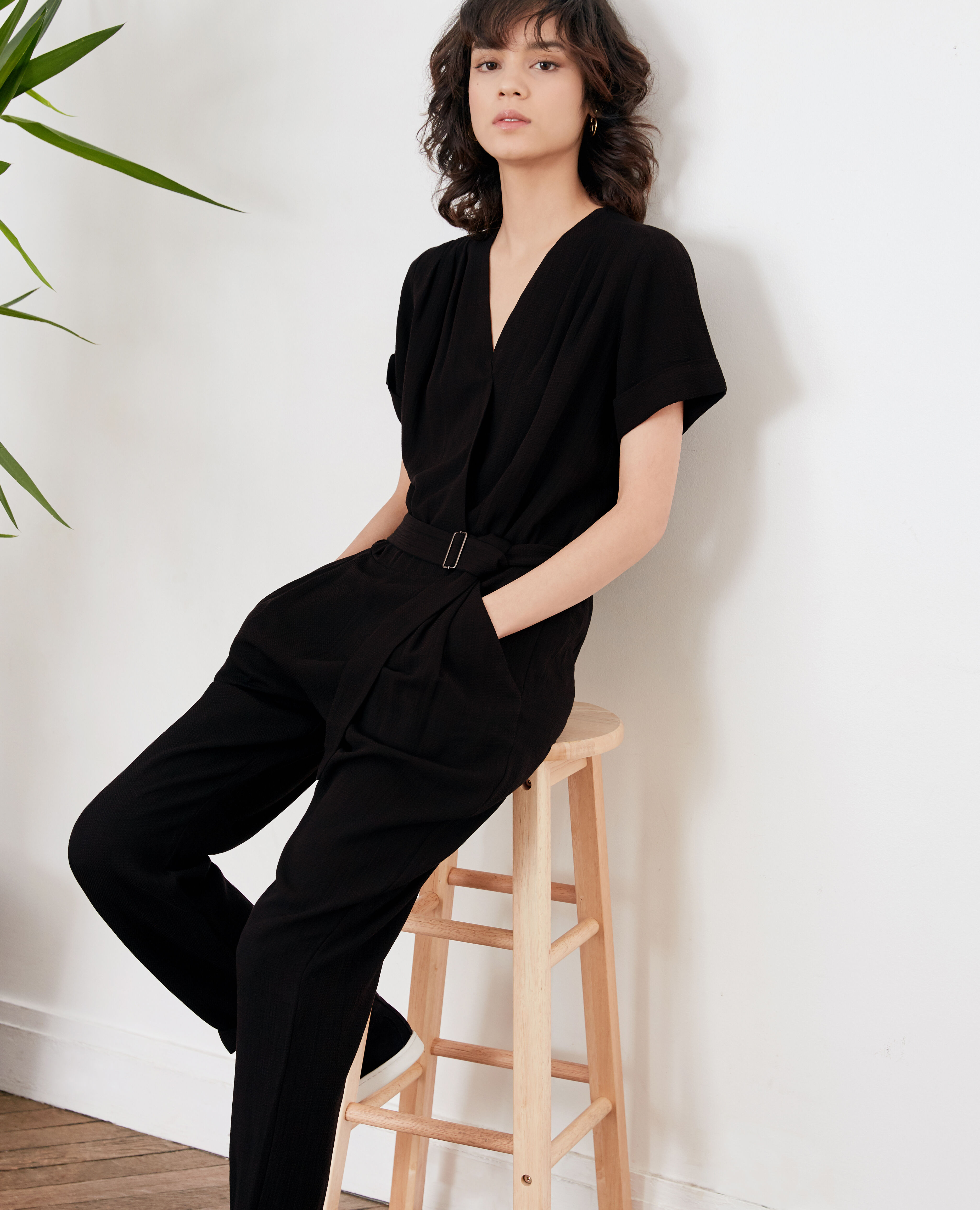 Jumpsuit noir - Comptoir des Cotonniers