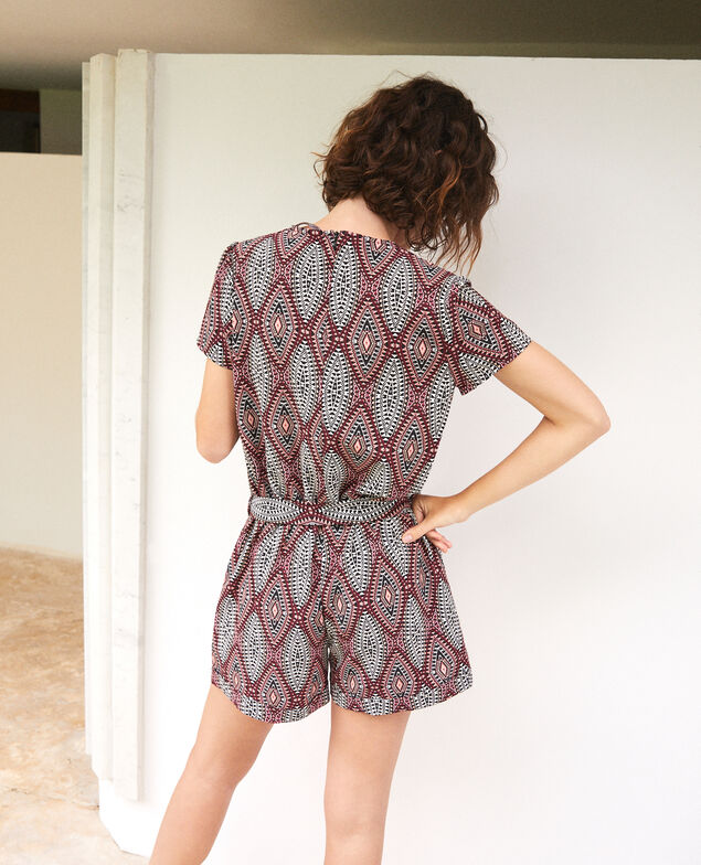  Wrap-over playsuit Brown
