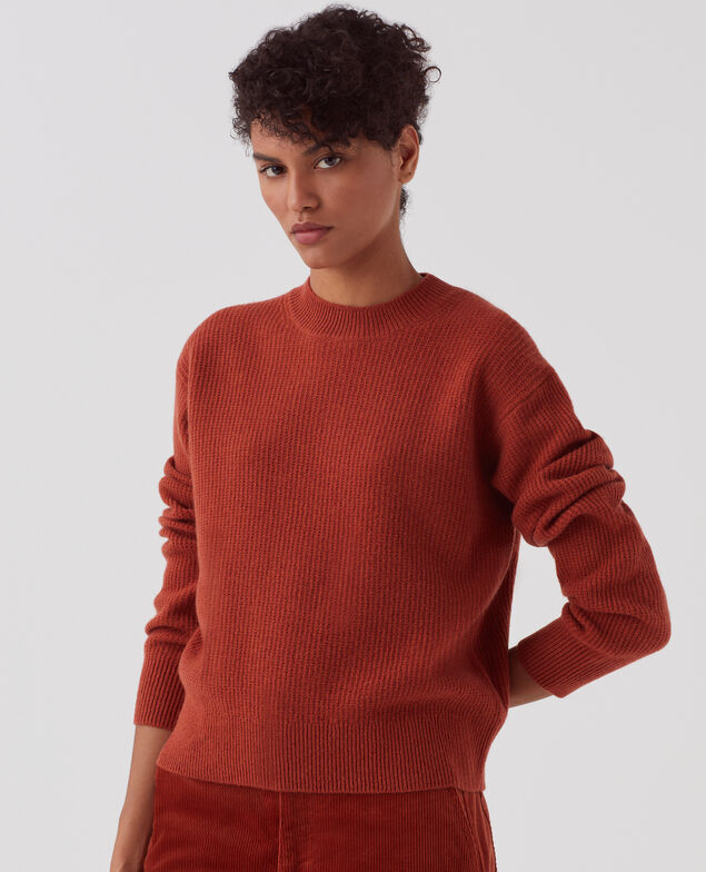 Wool jumper U270 orange