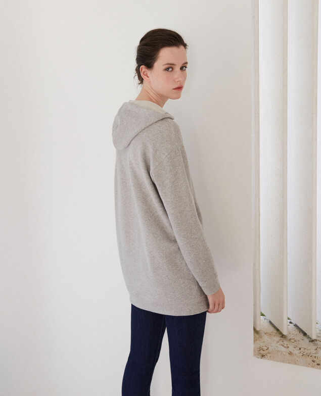 Léon hooded sweatshirt Grey