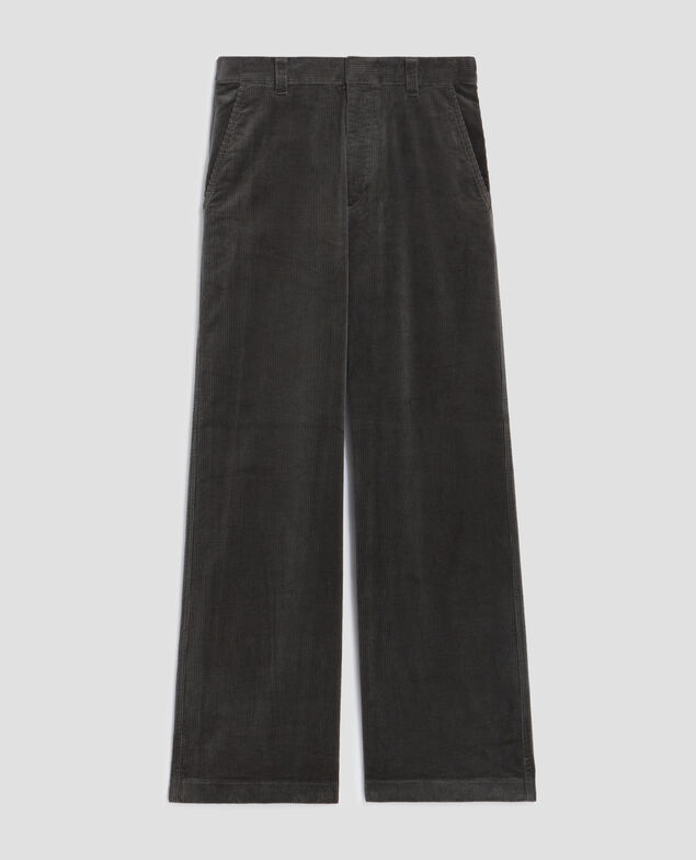 Corduroy trousers U070 gray